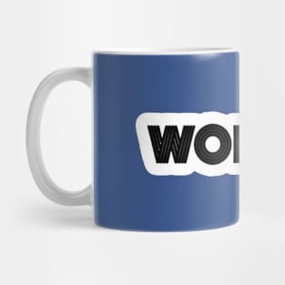 WOKE AF - Sticker - Back Mug